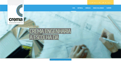 Desktop Screenshot of cremaengenharia.com.br